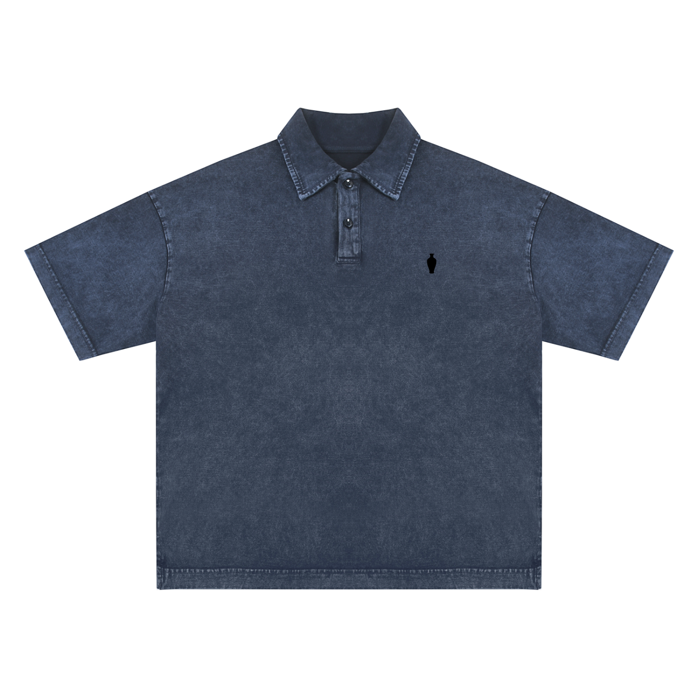 CGM Snow Washed Polo Shirt