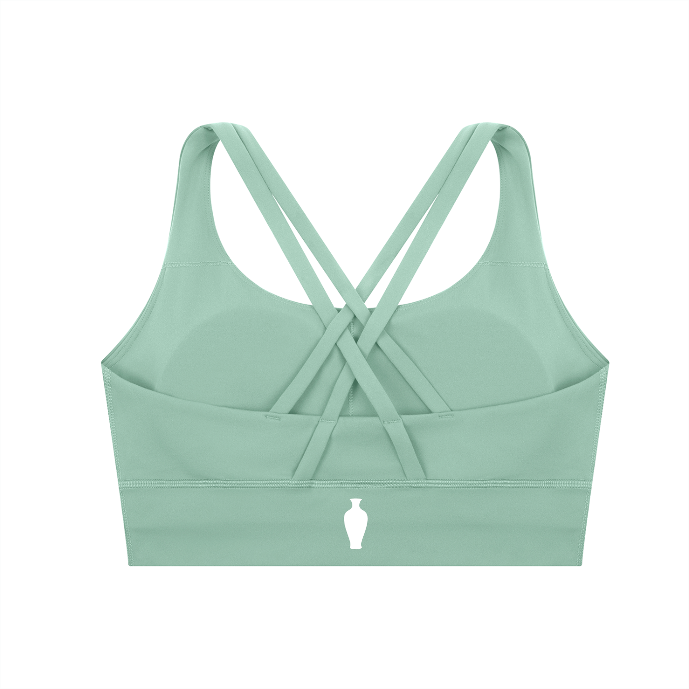 CGM Logo Cross Strap Sports Bra
