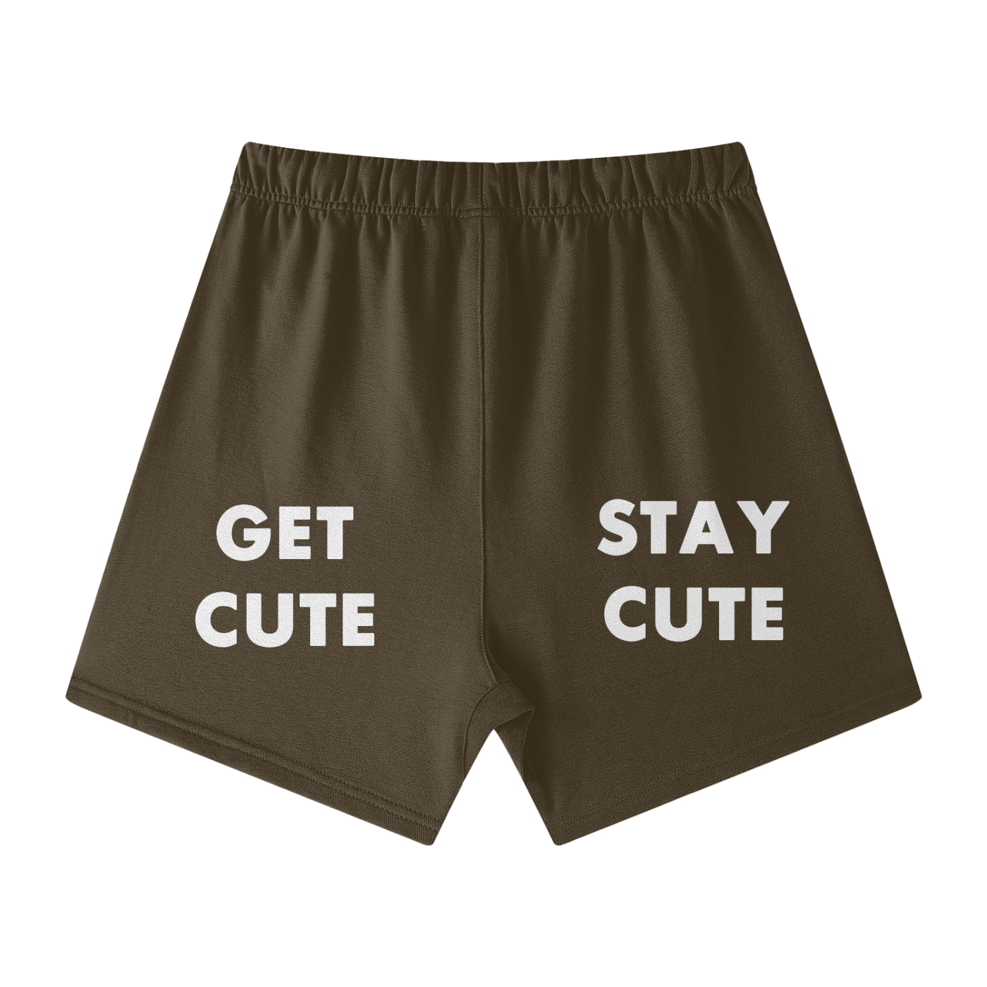 CGM Initials Box Logo Earth Tone Cotton Shorts