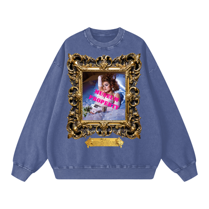 Acid Wash Oversize Sweatshirt - 360 GSM