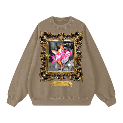 Acid Wash Oversize Sweatshirt - 360 GSM
