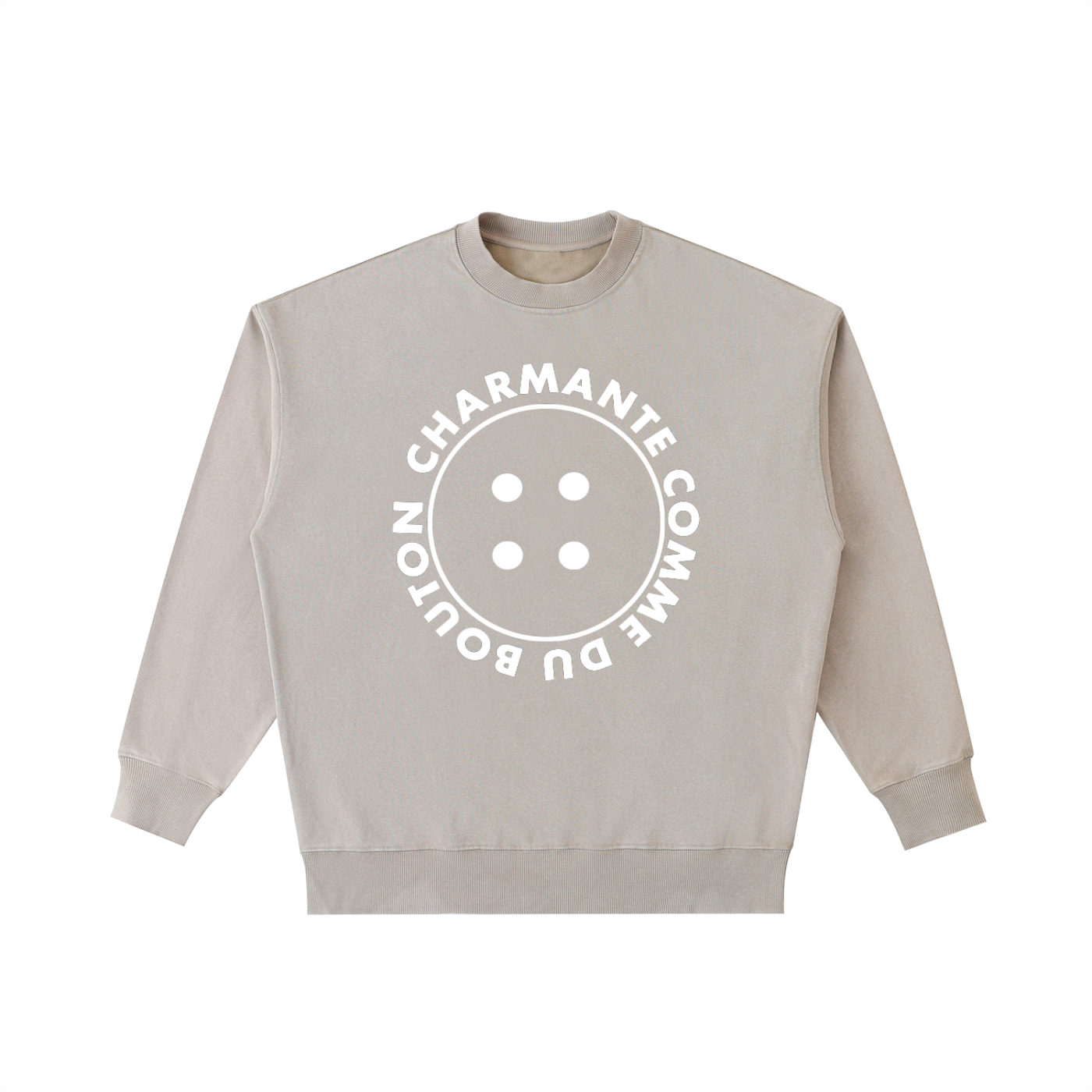 CGM Cute As A Button Vintage Wash Sweatshirt