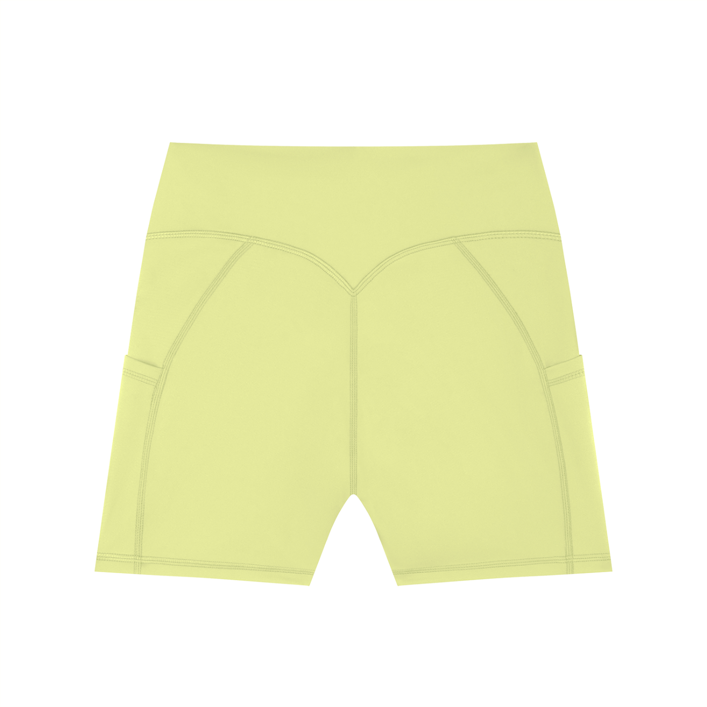CGM High-Waisted Pocket Gym Shorts (Front Logo)