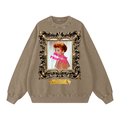 Acid Wash Oversize Sweatshirt - 360 GSM