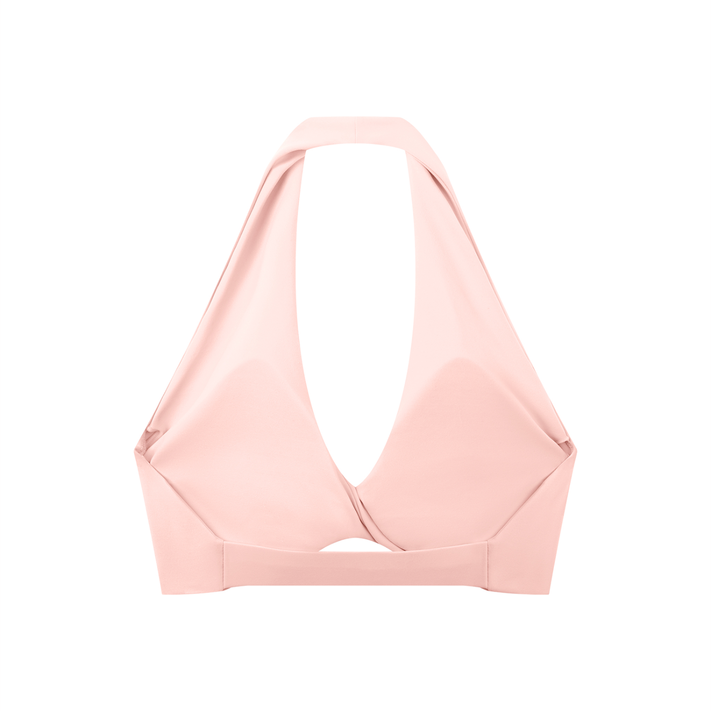 CGM Pleated Halter Sports Bra