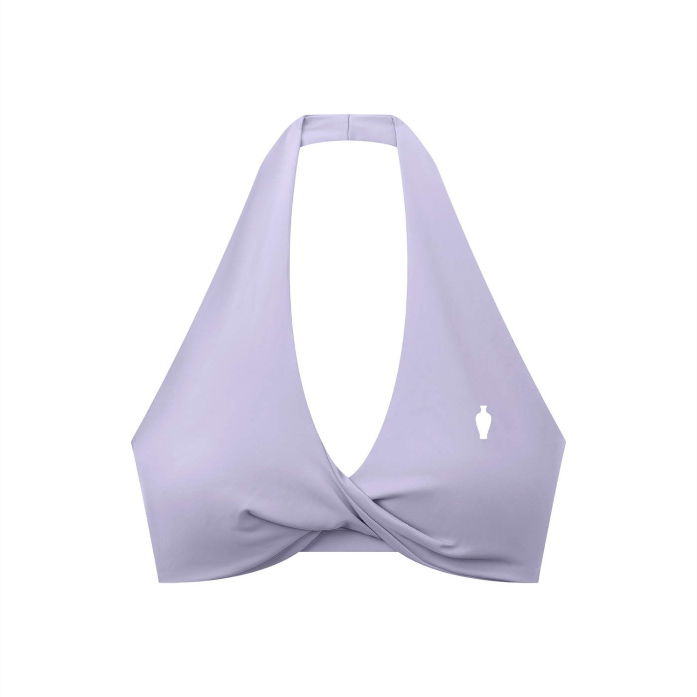 CGM Pleated Halter Sports Bra