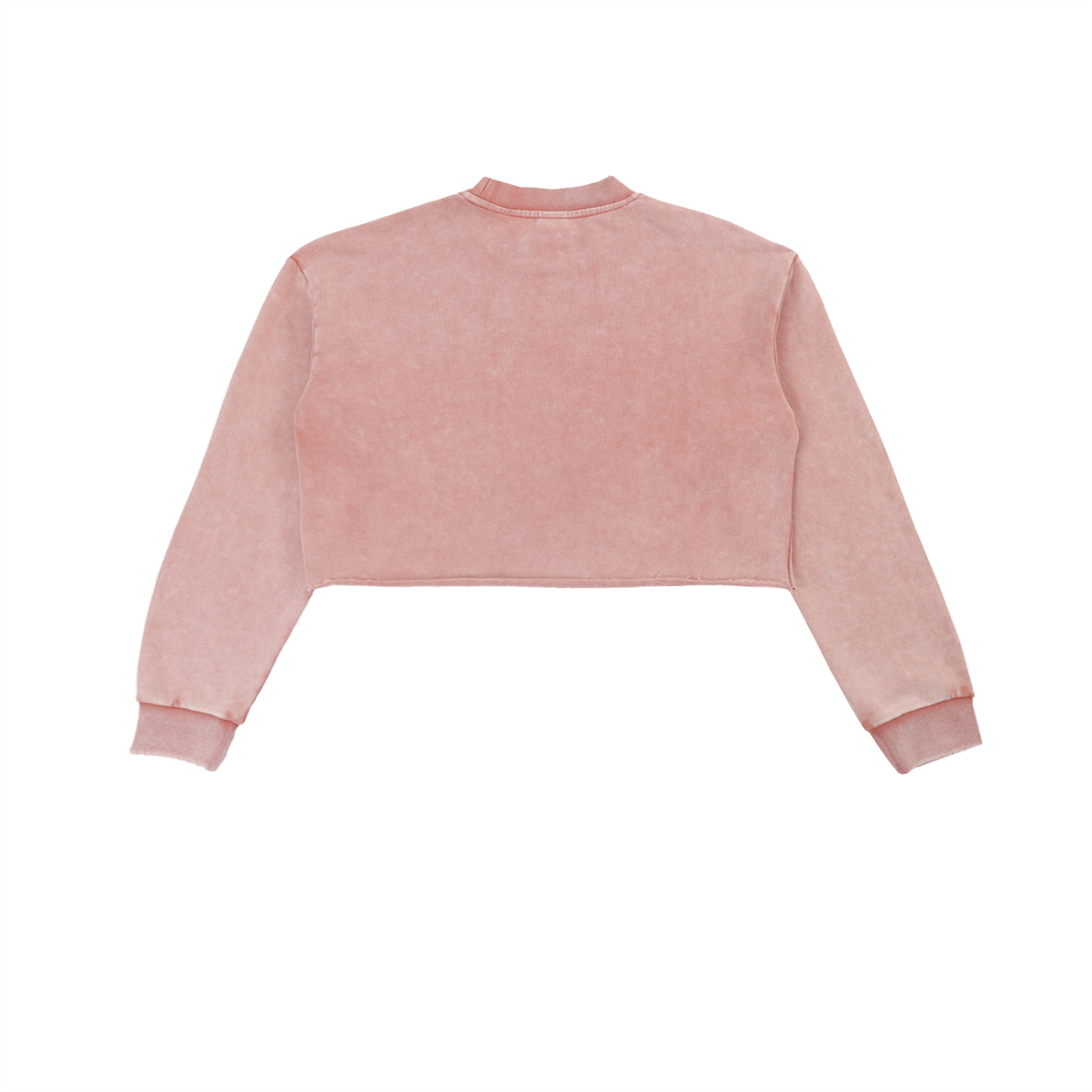 CGM Muse Raw Edge Cropped Sweatshirt