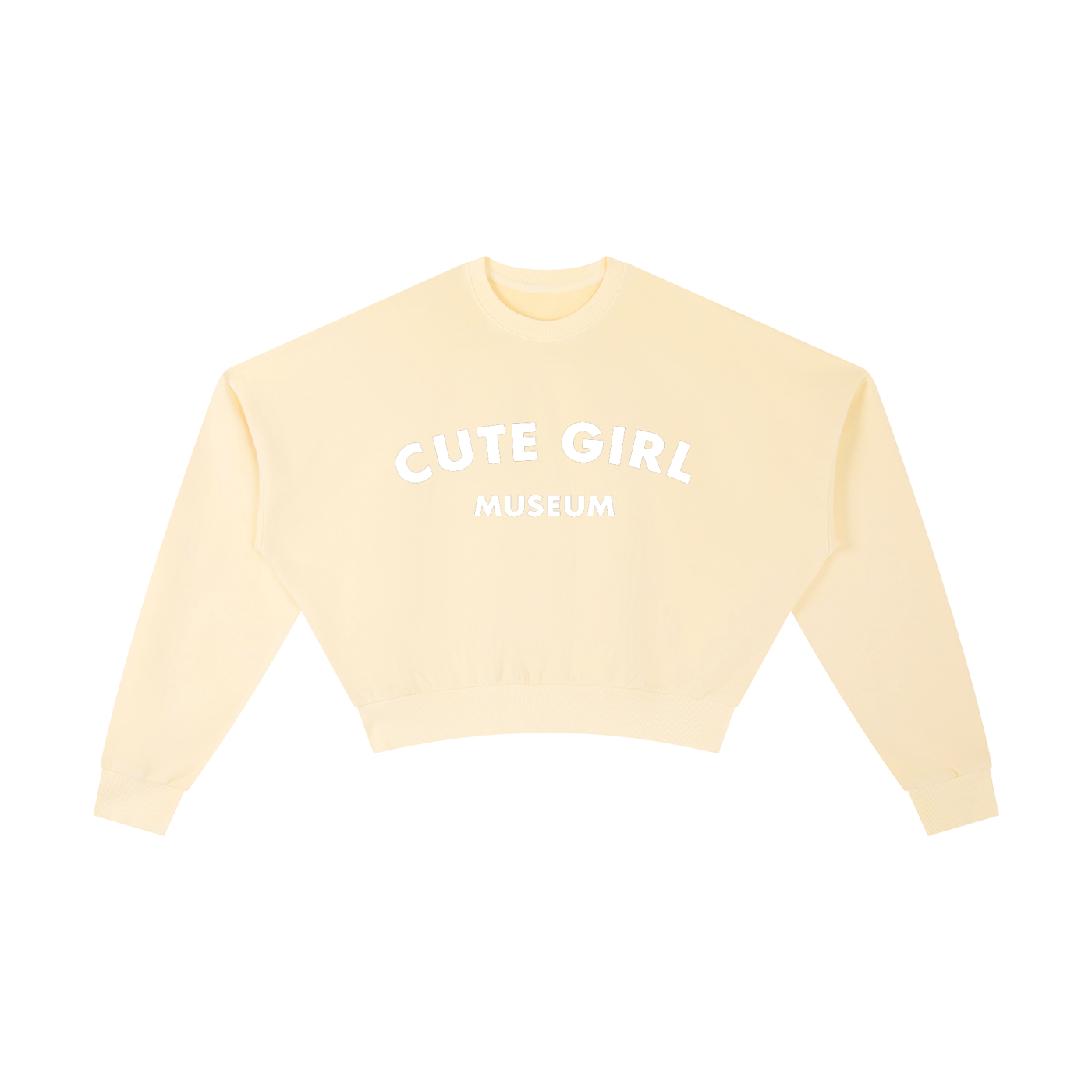 CGM Logo Vintage Washed Cropped Sweatshirt