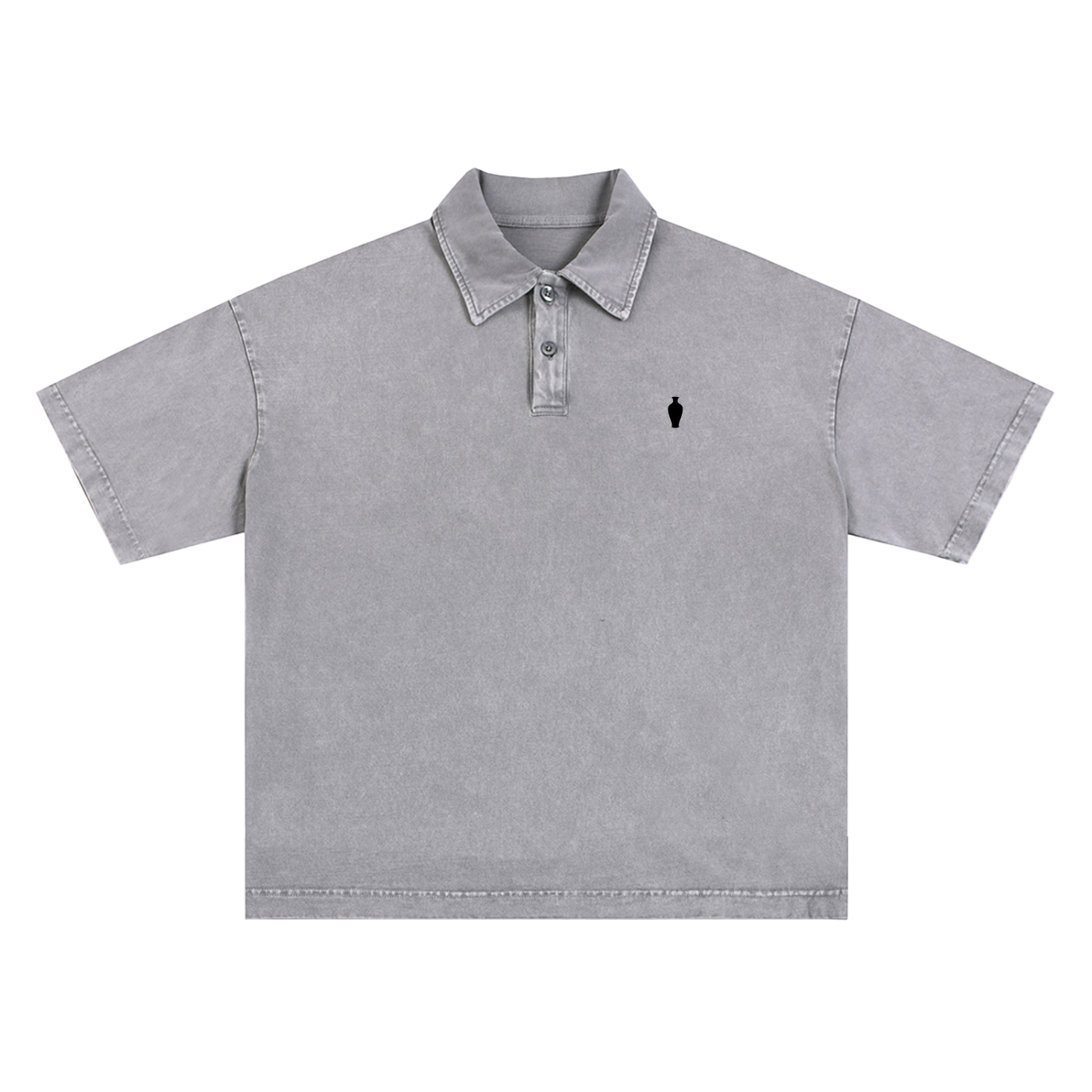 CGM Snow Washed Polo Shirt