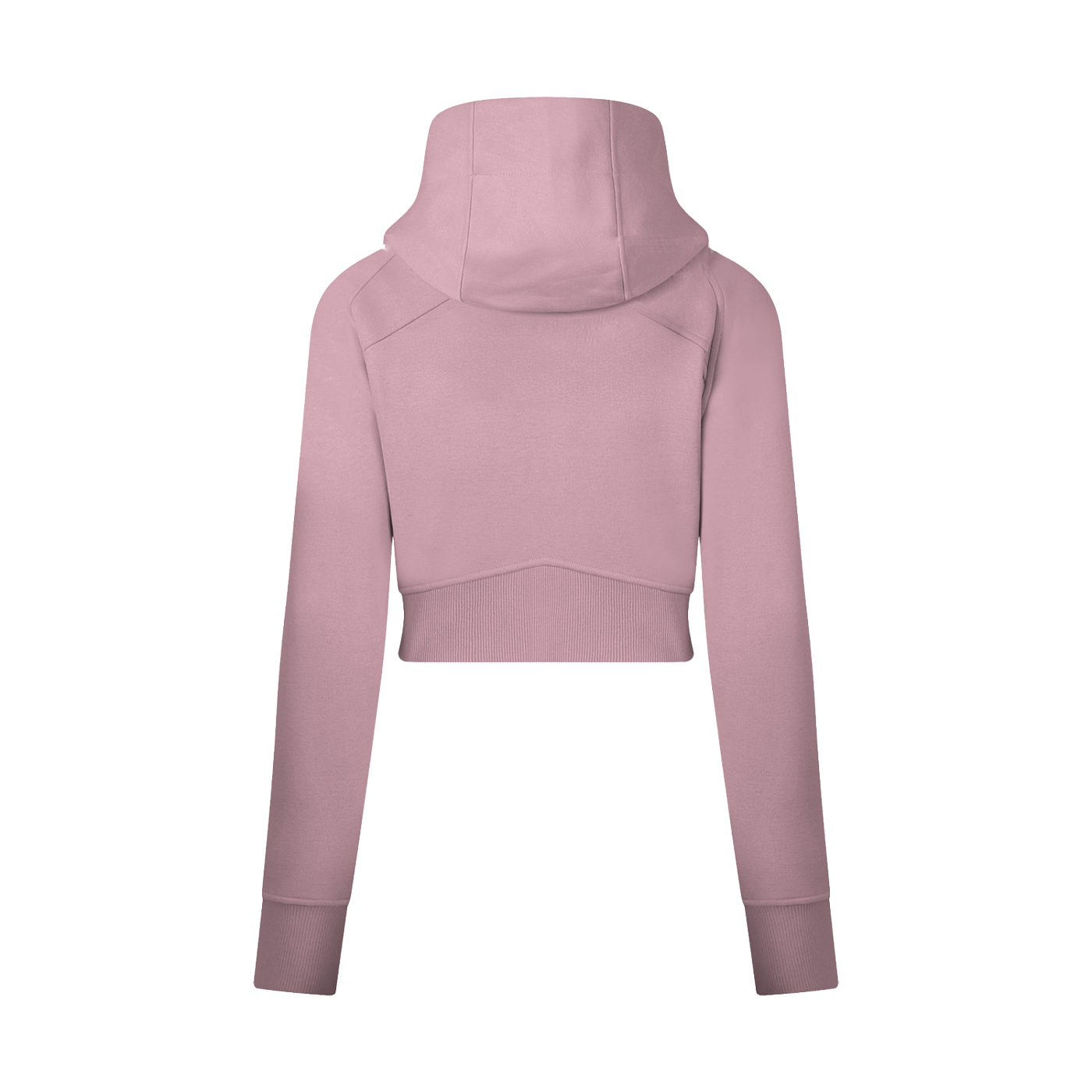 CGM Box Logo Cropped Zip-Through Hoodie