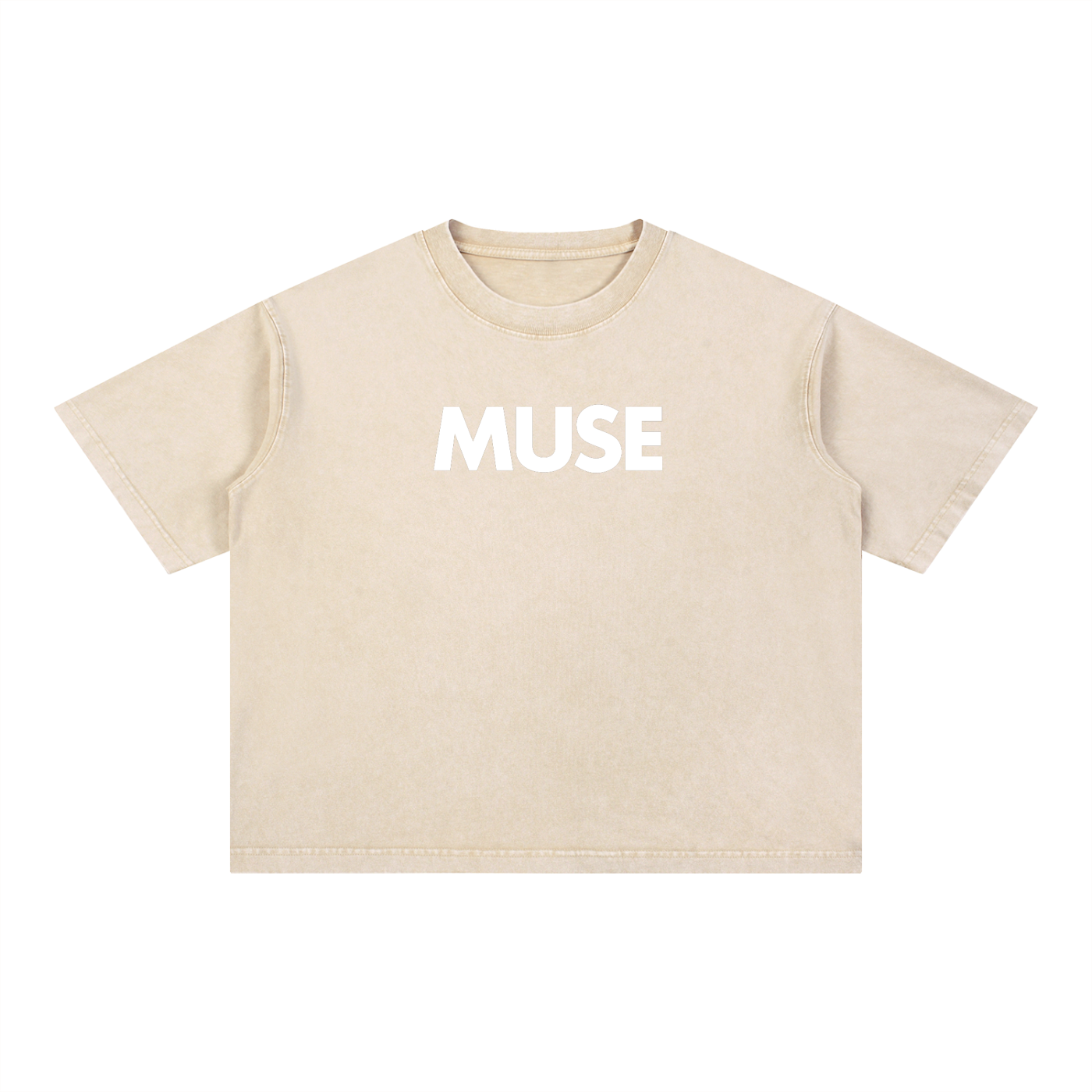 CGM Muse Mineral Wash Boxy Tee