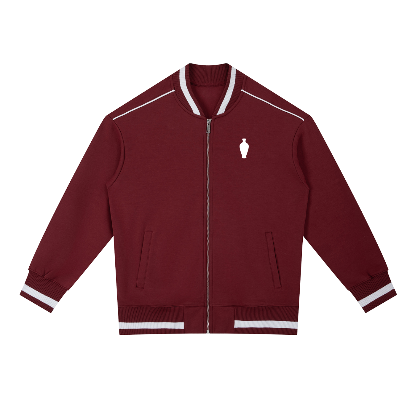 CGM Vase Piped Zip Bomber Jacket