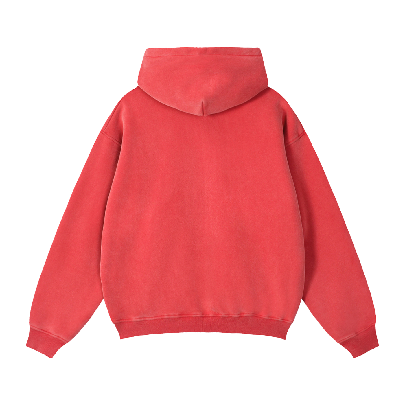 CGM Snow Wash Zip-Through Boxy Fleece Hoodie (2/3)