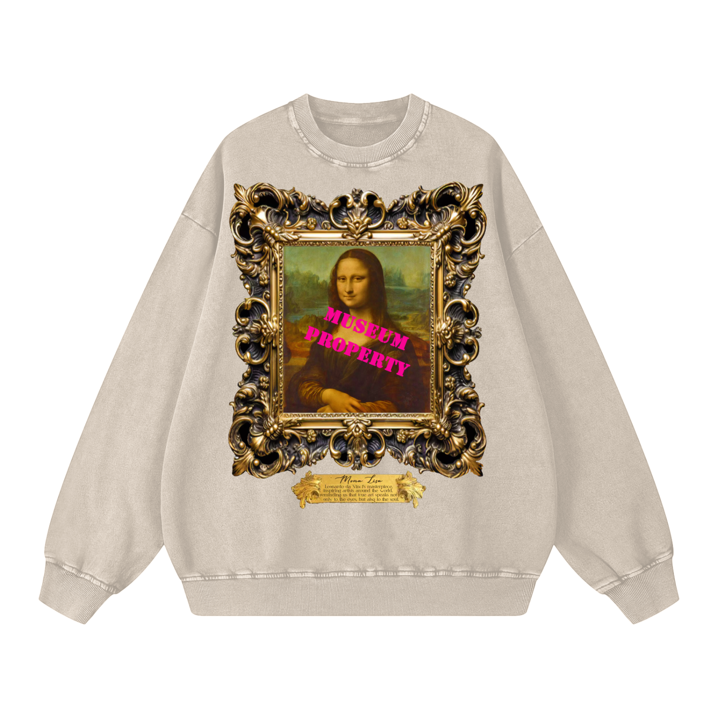 Acid Wash Oversize Sweatshirt - 360 GSM