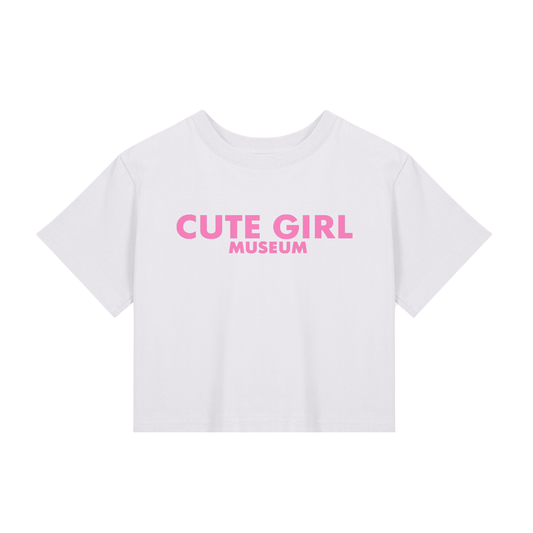 CGM Cute Girl Pink Logo Baby Tee