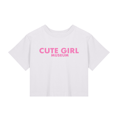 CGM Cute Girl Pink Logo Baby Tee